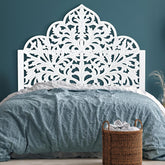 Hand Carved King Size Bed Headboard Bed Head H7